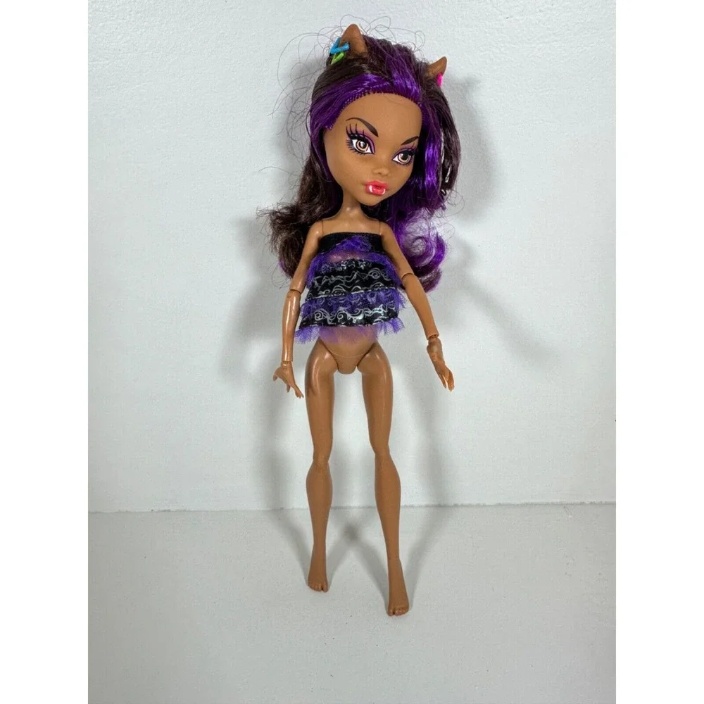 Monster High Doll Gloom‎ Beach Clawdeen Wolf Mattel No Original Clothing